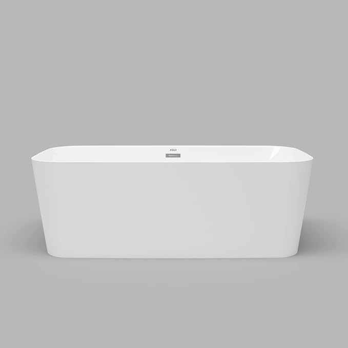 FerdY Maui 67" Freestanding Bathtub Elegant Freestanding Soaking Bathtub - Image 9