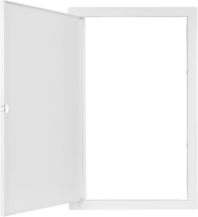 12 x 20 Inch White Rectangular Metal Plumbing Access Panel - Image 8