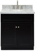 ARIEL Hamlet 31 Inch Black Bathroom Vanity by Ariel