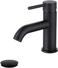 Single Handle Black Bathroom Faucet by JAKARDA