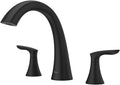 Pfister Weller Roman Bathtub Faucet, Matte Black Finish by Pfister