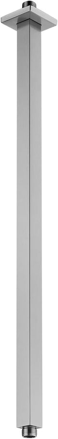 BESTILL 24 Inch Brushed Nickel Ceiling Mount Shower Arm and Flange, Square Rain by BESTILL