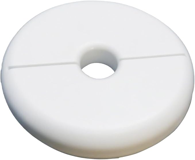 1 Pack Wall Split Flange for 0.39 Inch/10mm OD Pipe ABS Escutcheon Plate by Unknown