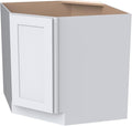 Diagonal Corner Kitchen Cabinet – Solid Wood – Freestanding Storage Organizer by HCIOANHomecabinetseries