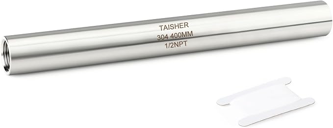 TAISHER 1PCS Stainless Steel Pipe Fittings, 1/2" NPT Female x 1/2" NPT Female by TAISHER