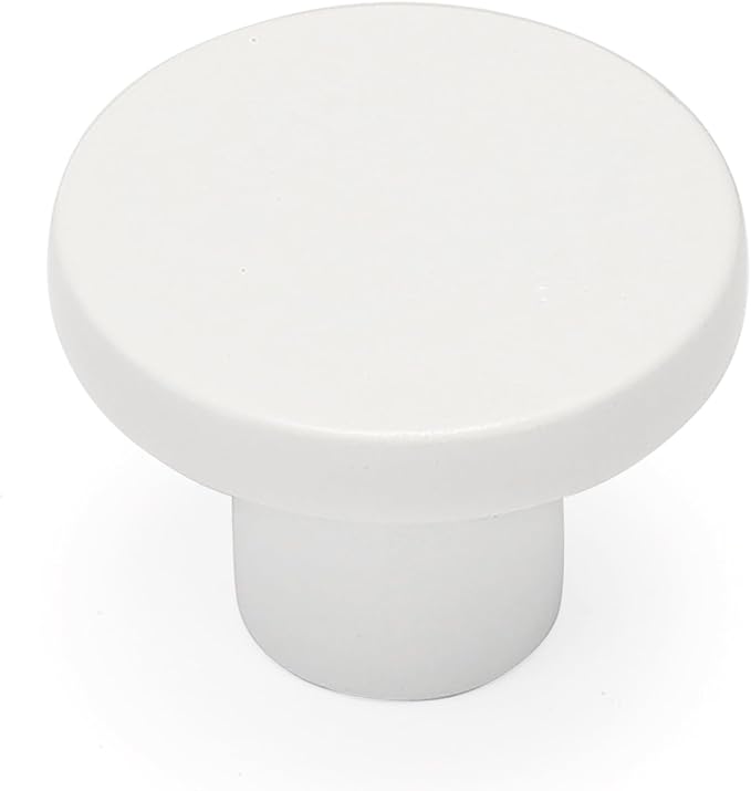 Ravinte 25 Pack Cabinet Knobs White Kitchen Cabinet Knobs Round Dresser Drawer by Ravinte