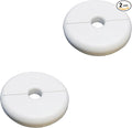 2 Pack Wall Split Flange for 0.39 Inch/10mm OD Pipe ABS Escutcheon Plate by Unknown