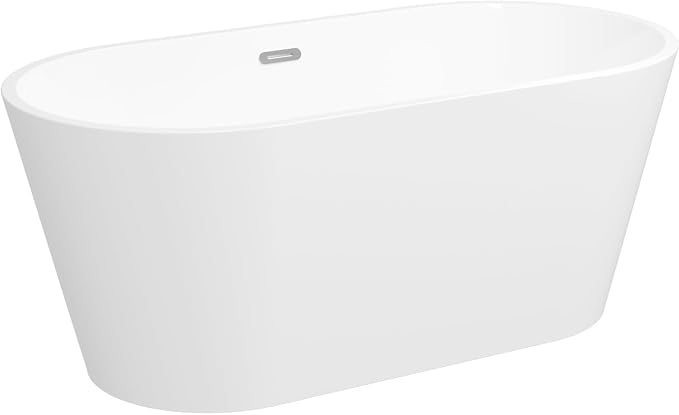 FerdY 59" Shangri-La Elite, Acrylic Freestanding Bathtub, Modern & Contemporary - Image 7