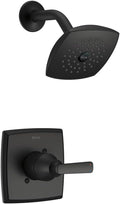 Delta Ashlyn 14 Series Shower Faucet Set, Matte Black Shower Head and Handle Set by DeltaFaucet