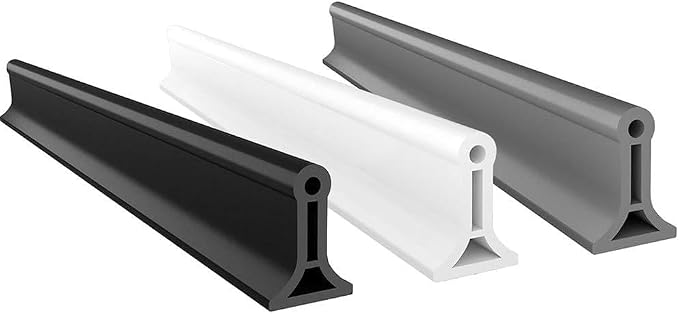 Flexible TPE Rubber Shower Splash Guard Threshold Strip, 2m Trim-to-Fit Water by Unknown