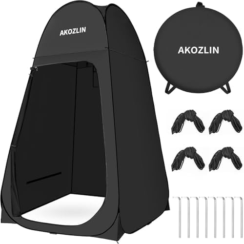 AKOZLIN Portable Pop Up Shower Tent Instant Privacy Dressing Changing Tent by AKOZLIN