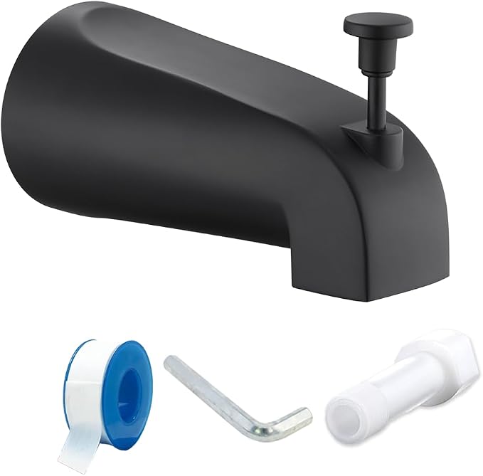 Tub Spout with Diverter, Slip On Bathtub Spout Fits 1/2'' Copper Tube, Bathroom by FROPO