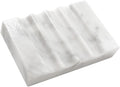 Real Marble Soap Dish for Shower Stone Tray Small Bar Soap Holder by Unknown