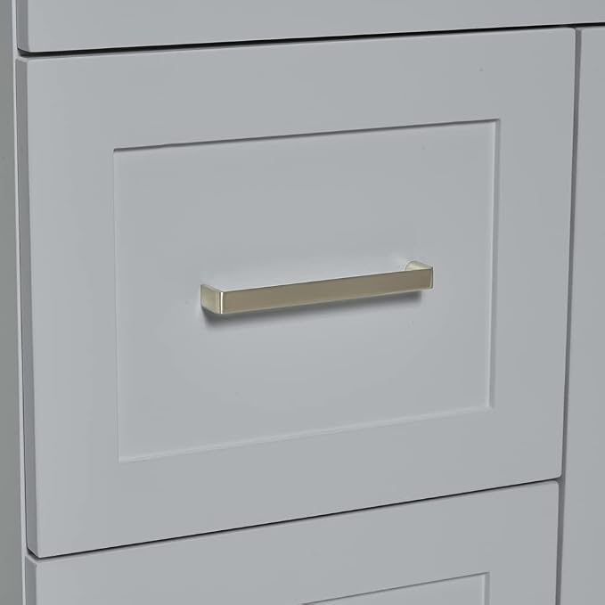 ARIEL 54" Inch Single Vanity Base Cabinet in Grey - Image 8
