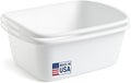 Tribello 2-Pack Dish Pans for Kitchen Sink, Plastic Tub Dishpan Wash Basin and by Tribello