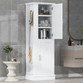 Tall Narrow Storage Cabinet, Wood White Storage Cabinet by Virubi
