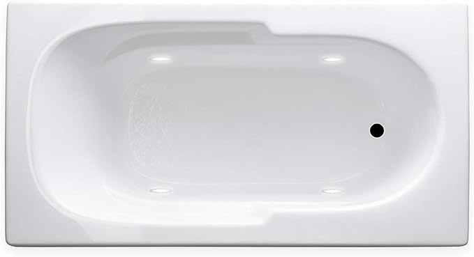 Carver Tubs - AR6032 - Modern White Fiberglass Soaking Bathtub - Image 4