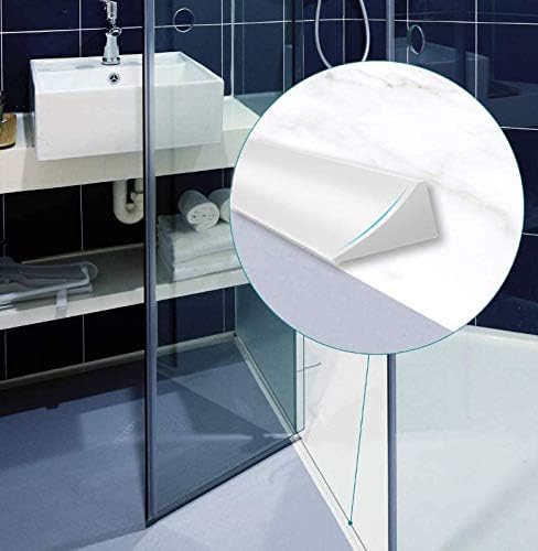 39 Inch Shower Threshold Water Dam Barrier Door Bottom Seal Strip, Silicone - Image 6