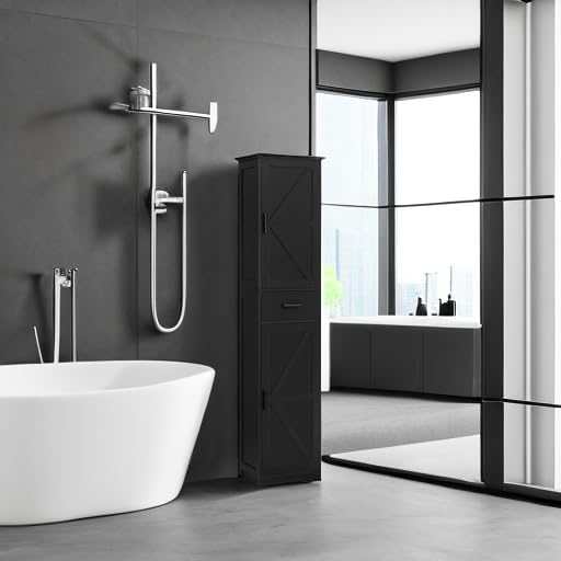 WEENFON Tall Bathroom Cabinet, Storage Cabinet - Image 5
