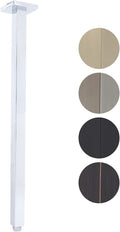 Shower Arm with Flange 24 Inches Ceiling Mount Square Straight Extender by Drettyer