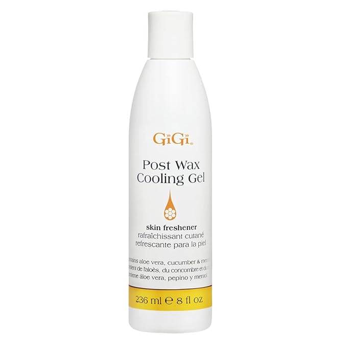 GiGi Post Waxing Cooling Gel, Soothing After Wax Care Treatment, Skin Freshener by GiGi