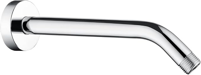 BRIGHT SHOWERS Shower Arm with Flange 10 Inches Solid Brass Shower Head by BRIGHTSHOWERS