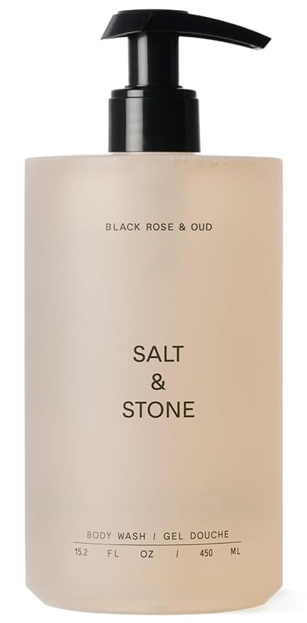 Salt & Stone Body Wash for Women & Men | Black Rose & Oud | Hydrating Gel by SaltStone