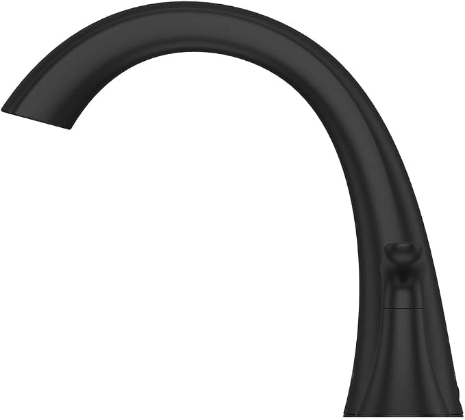 Pfister Weller Roman Bathtub Faucet, Matte Black Finish - Image 3