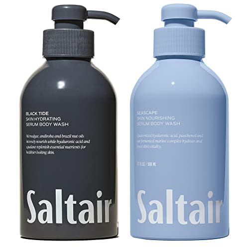 Saltair Body Wash, For Him Scents 2-Pack. Moisturizing Body Cleanser by Saltair