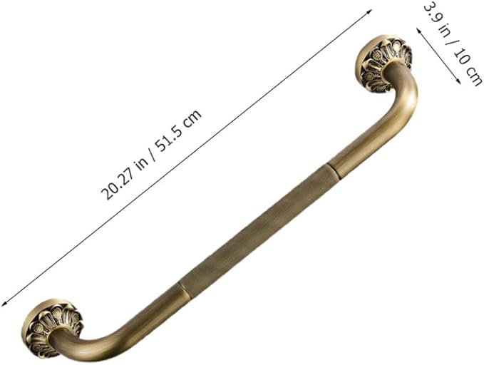 Copper Bathroom Safety Grab Bar - Image 4