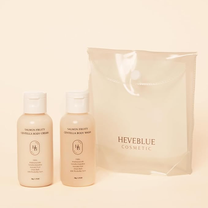 HEVEBLUE Salmon Fruity Centella Body Travel Kit - Image 7