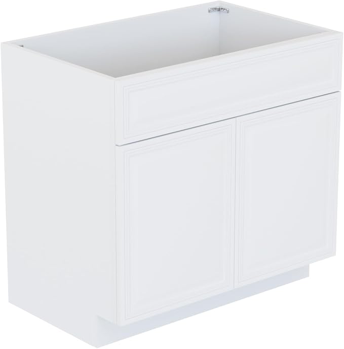 KitchenMan 36 Inch Bathroom Vanity Unassembled Bathroom Sink Cabinet and Vanity by KitchenManLiving