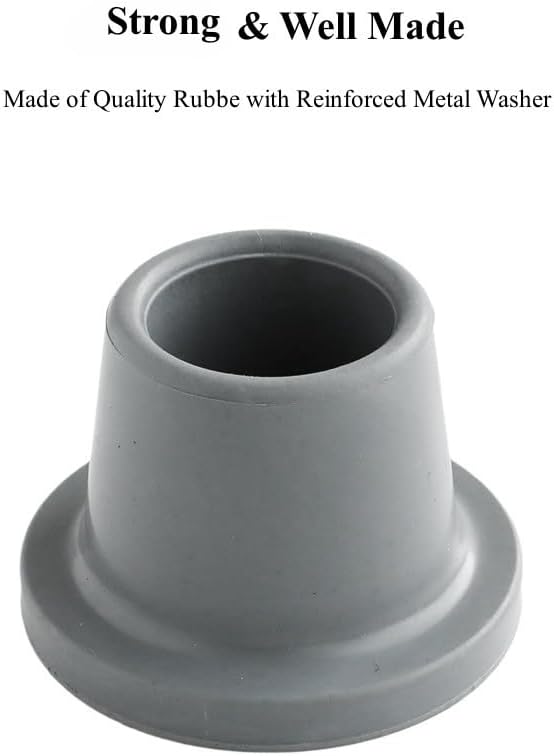 Shower Chair Tips Replacement Heavy Duty 4 Pack, 1 1/8’’ Rubber Tips - Image 5