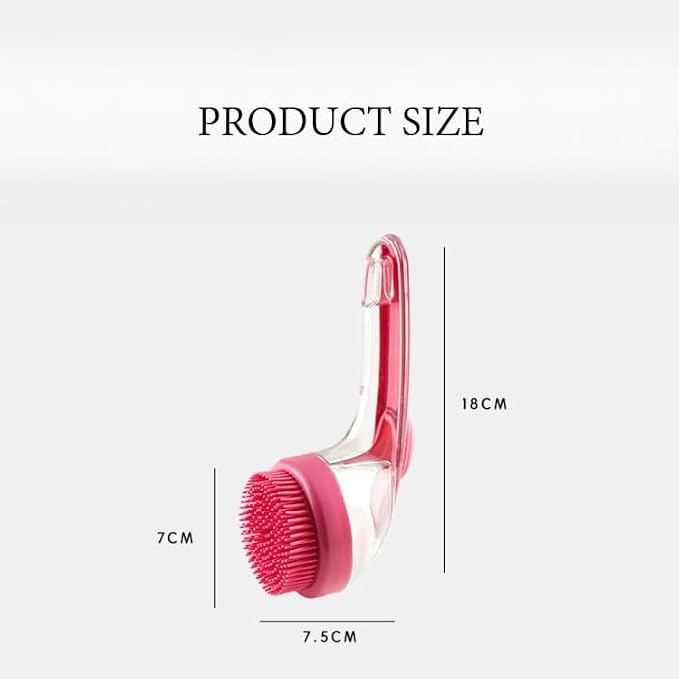 Pet Bath Brush with Silicone Bristles – Grooming Massage Tool with Liquid - Image 2