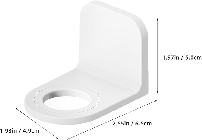 Self Adhesive Wall Mounted Shower Gel Bottle Rack Hook Liquid Soap Holder - Image 2