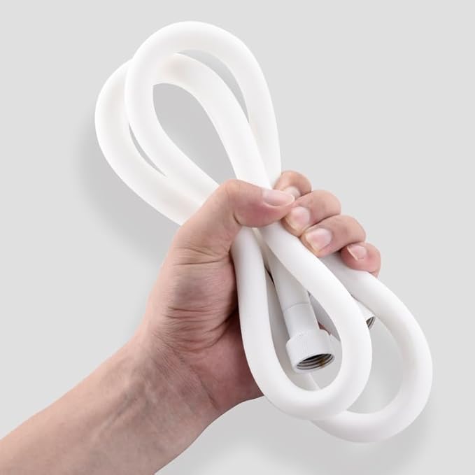 Silicone Shower Hose Extra Long, Explosion Proof Anti Winding Showerhead Hose by JASYA