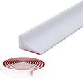 Shower Threshold Water Dam, Self Adhesive Silicone Waterproof Barrier Bathroom by MVUENLEYOG
