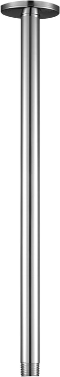 OFFO Shower Arm with Flange, 16 in Ceiling Mount Replacement Rain Shower Head by OFFO