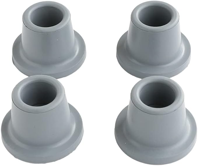 Shower Chair Tips Replacement Heavy Duty 4 Pack, 1 1/8’’ Rubber Tips by Uponauot