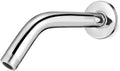 Shower Arm with Flange, 6 Inch Chrome Angle Extension Pipe, Adjustable Wall by RULNFICHY