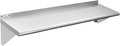 Hally Stainless Steel Shelf 12 x 48 Inches 280 lb, NSF Commercial Wall Mount by HallySinksTablesH