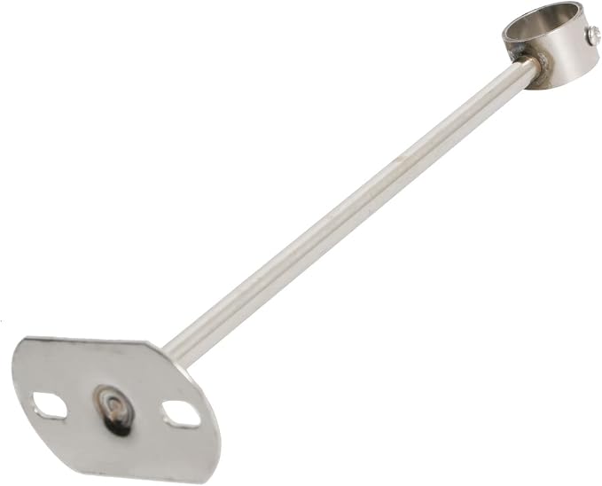 2Pcs ID32mm, Clothes Rail mounting Bracket, Shower Curtain Closet tie Rod - Image 3
