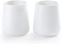 White Toothbrush Holder for Bathroom by Eyrozia