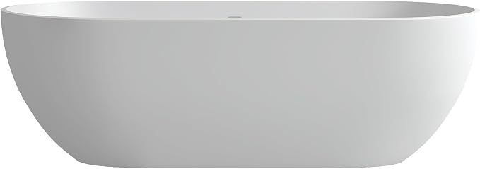 69'' Freestanding Tubs Bathtub Solid Surface Resin Stone Bathtubs soaker Tubs - Image 9