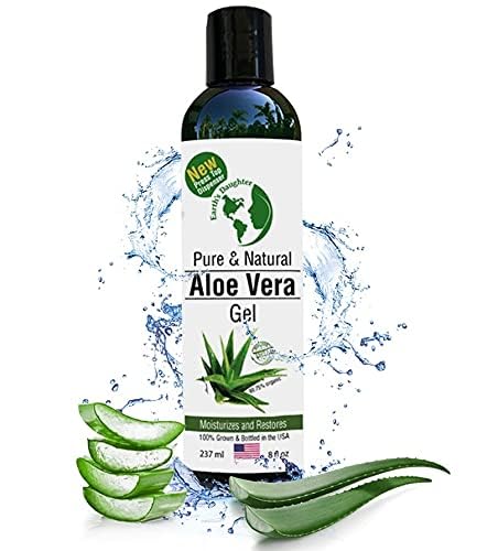 Earth's Daughter Organic Aloe Vera Gel from Fresh Cut 100% Pure Organic Aloe - Image 2