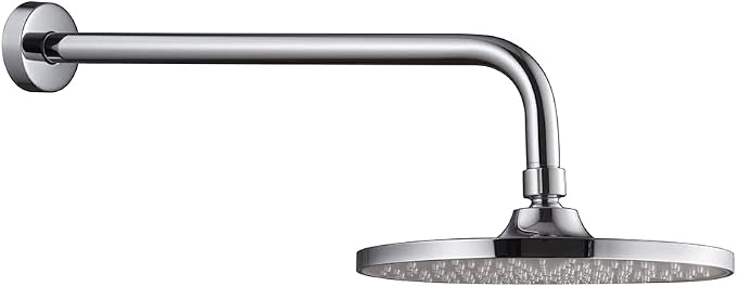 16 Inch Shower Arm with Flange, Stainless Steel 90 Degree Rain Shower Head - Image 8