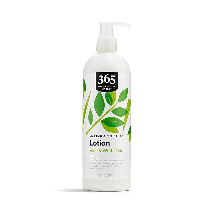 365 by Whole Foods Market, Lotion Maximum Moisture Aloe & White Tea, 16 Ounce by WholeFoodsMarket