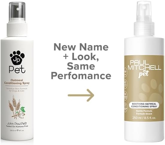 Paul Mitchell Pet Soothing Oatmeal Conditioning Spray, Gentle Formula, Grooming - Image 2