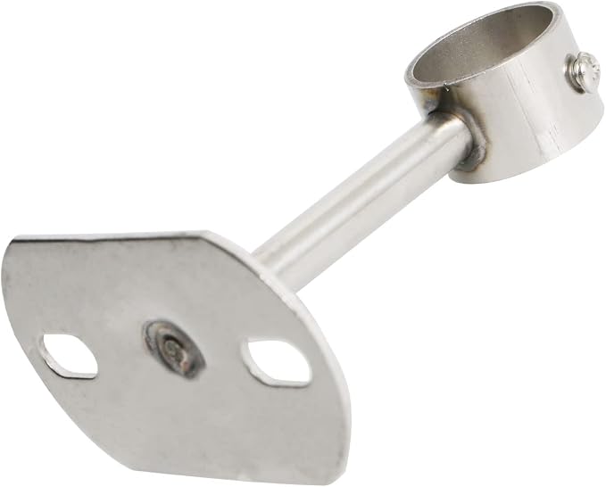 2Pcs ID25mm, Clothes Rail mounting Bracket, Shower Curtain Closet tie Rod - Image 3