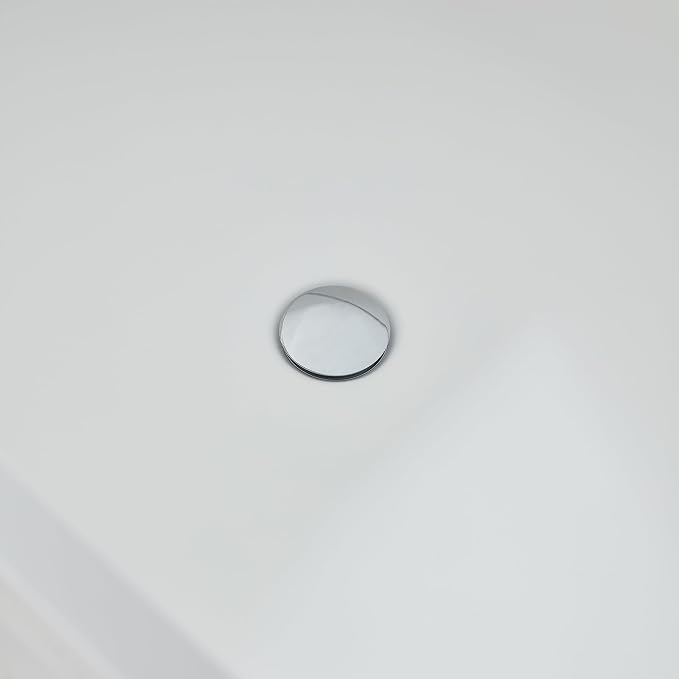 Cpingao 71" Stone Resin Freestanding Bathtub, Contemporary Oval Solid Surface - Image 8
